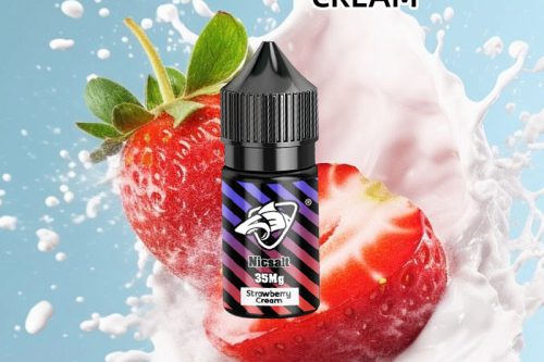 鯊克鲨克SALT-SHAQ彩鯊電子煙油草莓奶昔菸油